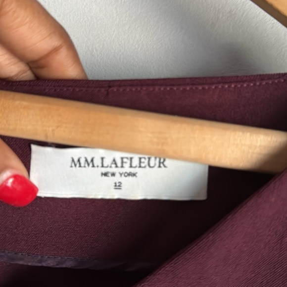 MM Lafleur The Alexandra 2.0 Dress claret size 12 - Picture 7 of 13